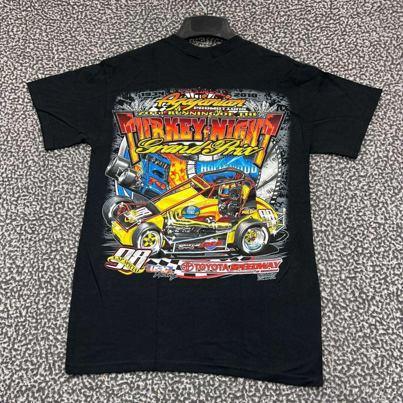Gildan Vintage Turkey Night Grand Prix Shirt Men S Racing Deadstock Size US S / EU 44-46 / 1 - 1 Thumbnail