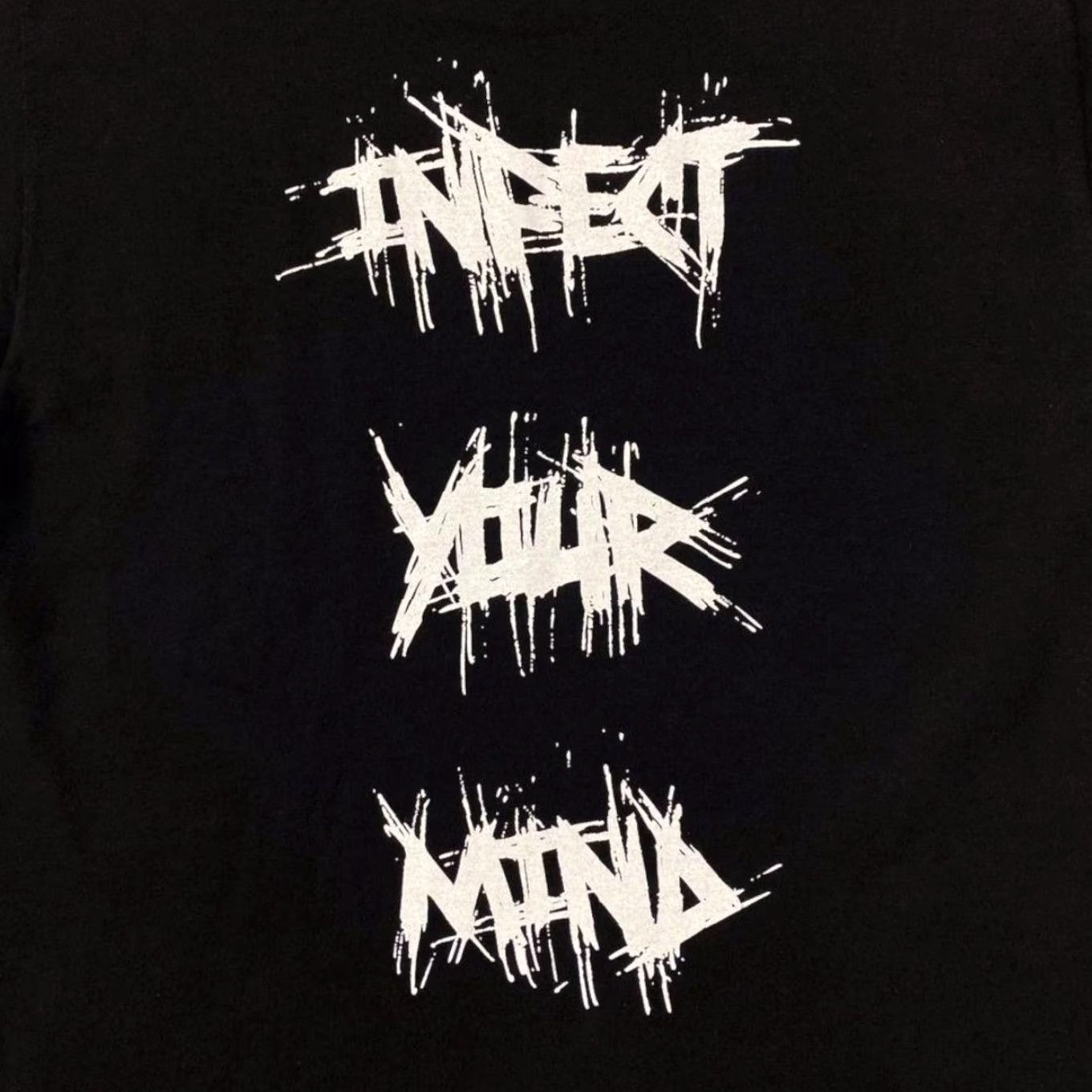 Fruit Of The Loom Infected Authoritah Infect Your Mind Thrash Melodic Death Metal Band T-Shirt M Mens Black Cotton Graphic Print Short Sleeve Round Neck Size US M / EU 48-50 / 2 - 4 Thumbnail