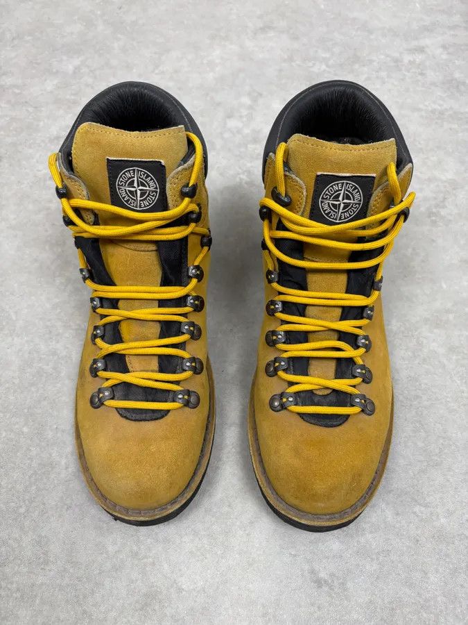 Stone Island Stone Island Yellow Suede Leather Boots Size US 9 / EU 42 - 2 Thumbnail