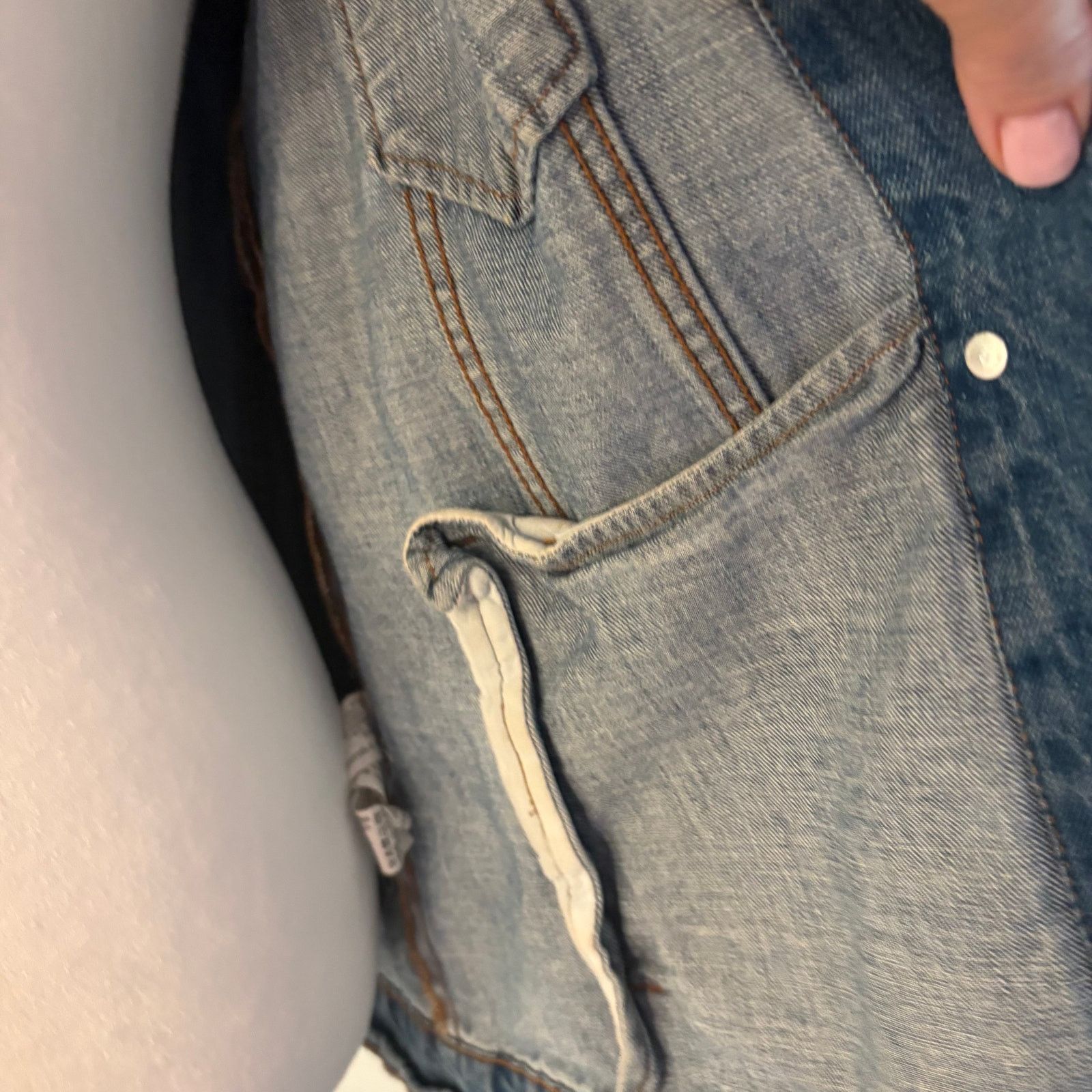 Zara Zara TRF Trafaluc Embroidered Oversized Denim Jacket M Size M / US 6-8 / IT 42-44 - 11 Thumbnail