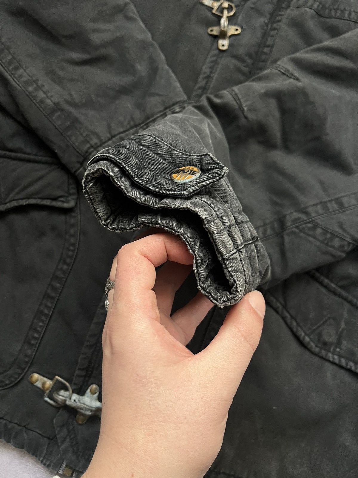 Mirage Vintage Mirage SAINTS Denim Long Jacket Distressed Size M Size US M / EU 48-50 / 2 - 20 Thumbnail