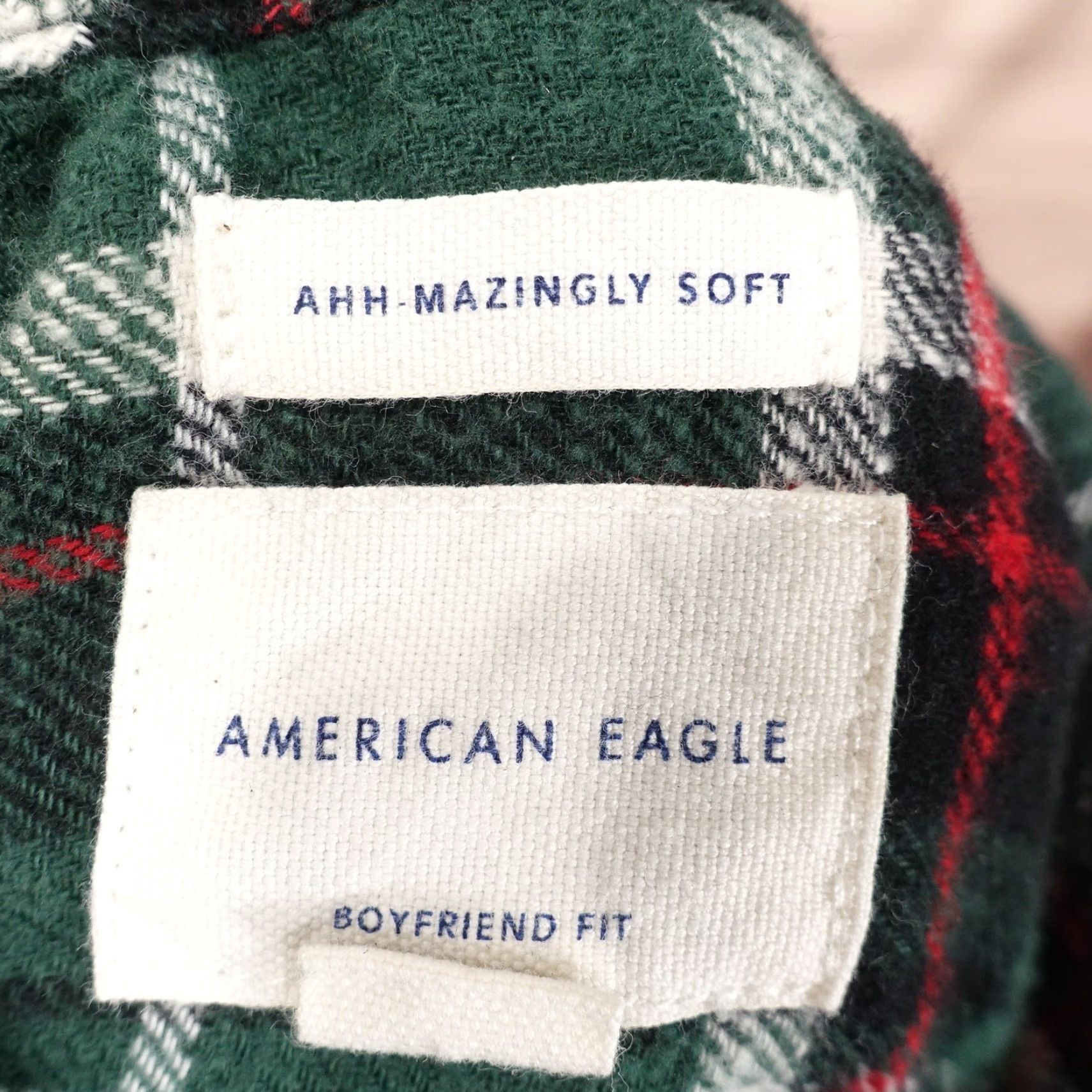 Vintage VINTAGE American Eagle Women’s Flannel Shirt Small Green Plaid Casual Basic 90s Size S / US 4 / IT 40 - 6 Thumbnail