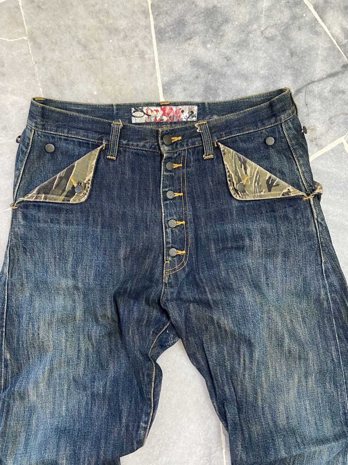 ANDSUNS × Japanese Brand Rare And Suns Jeans japanese Size US 33 - 2 Thumbnail