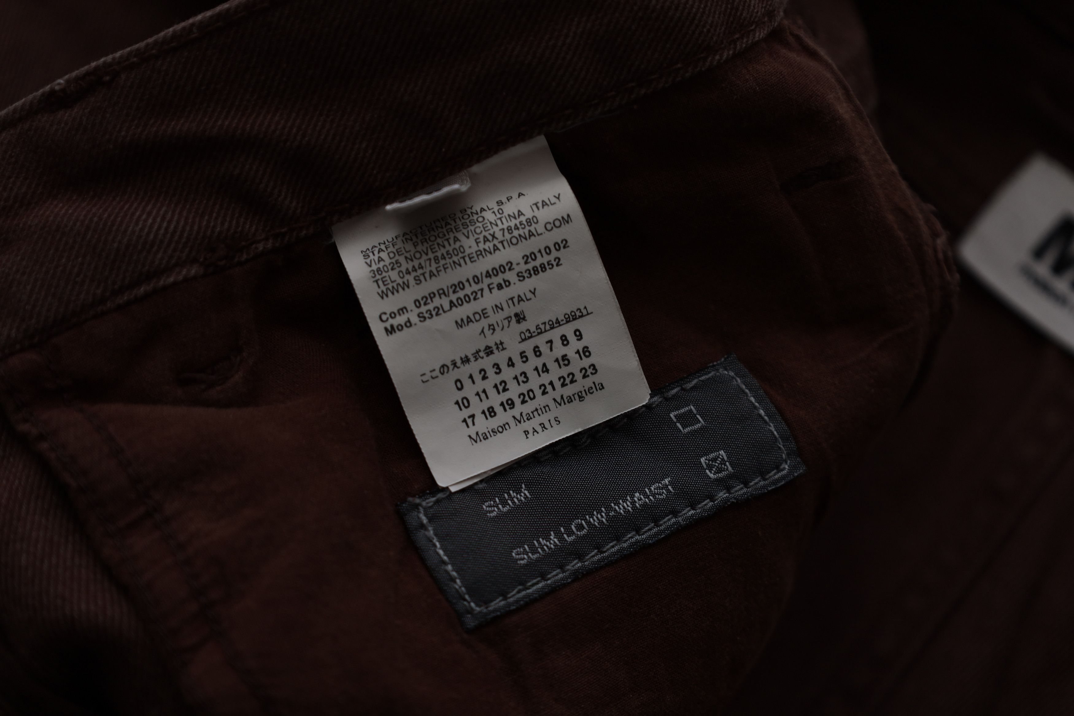 Maison Margiela MM6 Maison Margiela Denim Brown Womens Slim Slow 28 Size 26" / US 2 / IT 38 - 11 Thumbnail