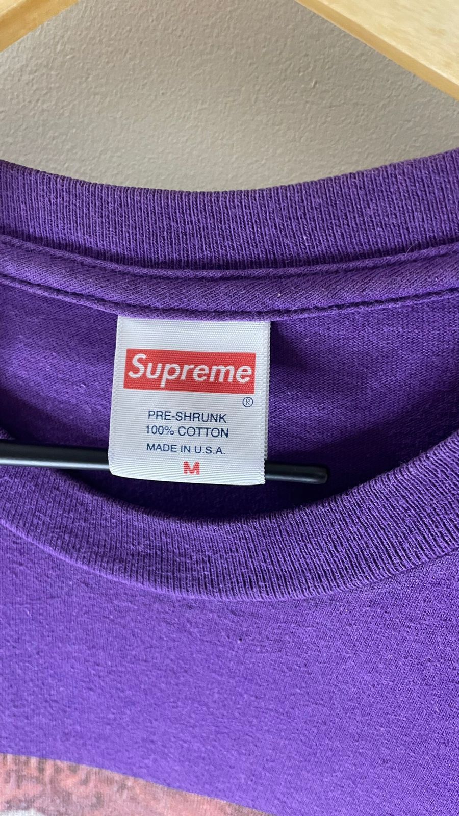 Black Sabbath × Supreme Supreme x Black Sabbath “Paranoid” Purple Tee SS 16 Size US M / EU 48-50 / 2 - 3 Thumbnail