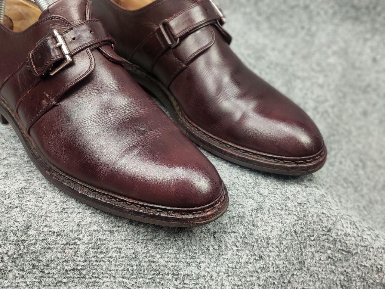 Heschung Heschuhd Design Bouleau Single Monk Strap Toe Derby Shoes Size US 8.5 / EU 41-42 - 11 Thumbnail