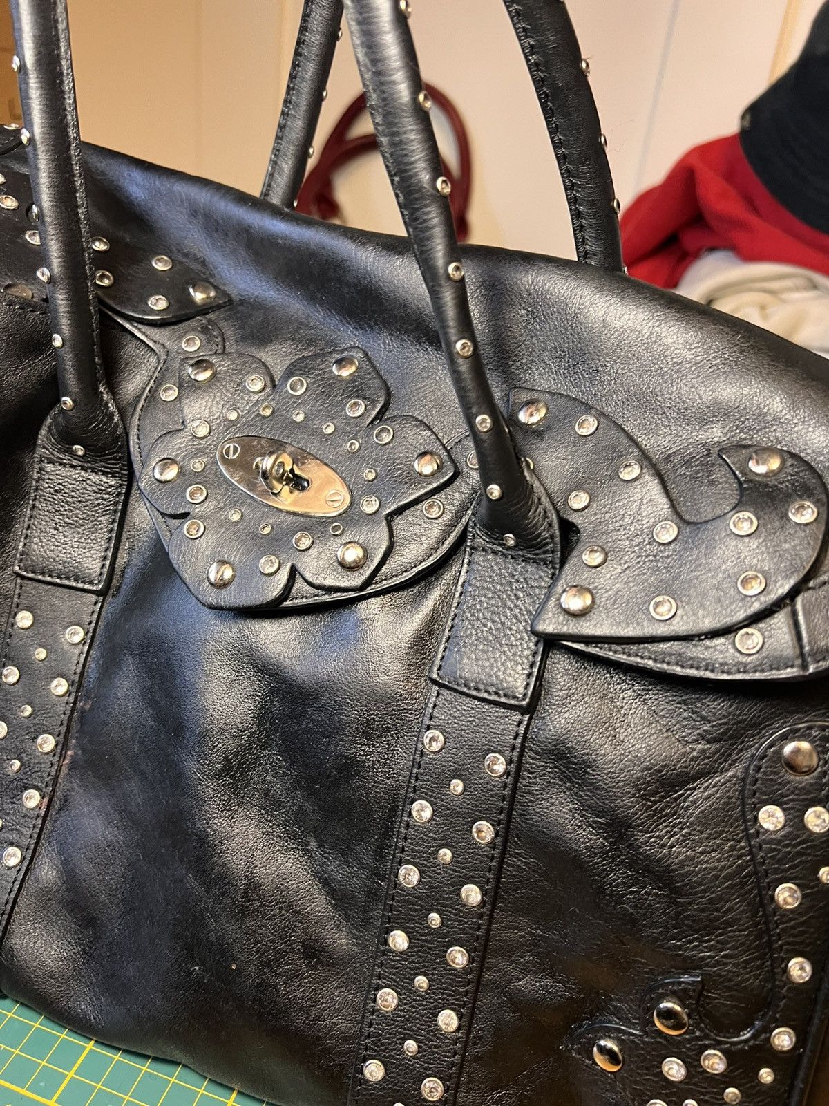 Vintage Vintage CNKW studded rhinestone leather “Birkin” handbag Size ONE SIZE - 25 Thumbnail