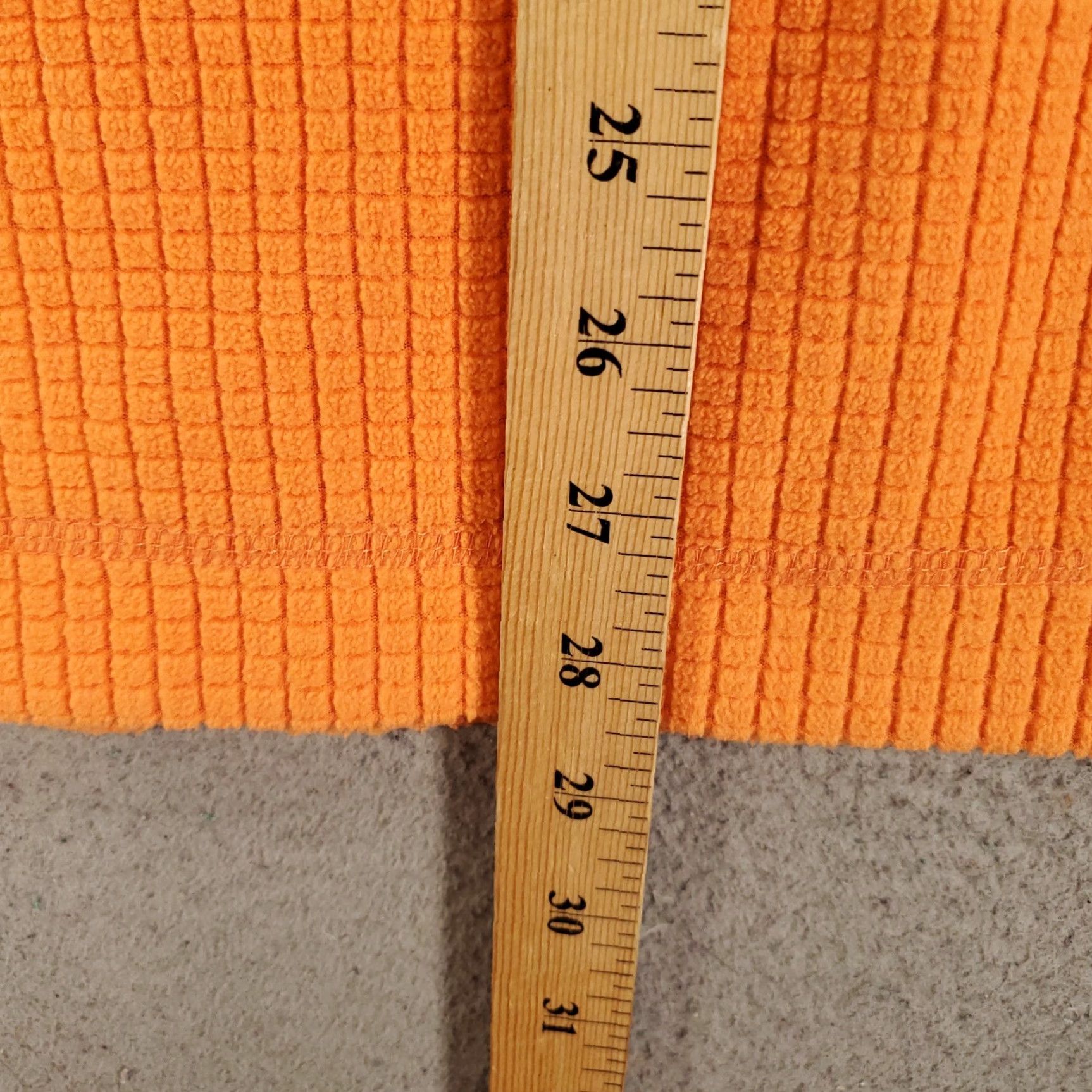 Vintage Southern Marsh Mens Sweater Small Orange Camo Trim Waffle Knit 1/4 Zip Pullover Size US S / EU 44-46 / 1 - 5 Thumbnail