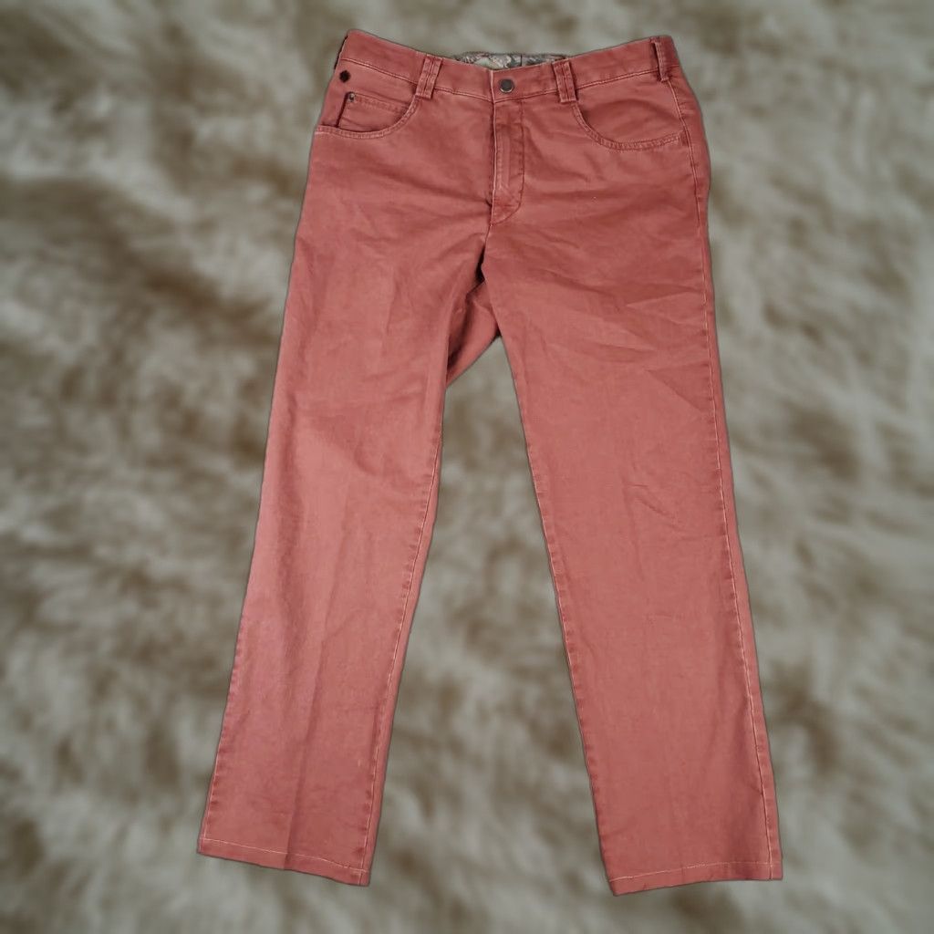 Vintage Meyer Pants Mens Size 31x29 Red Flat Front Casual Trousers Chino Size US 31 - 1 Thumbnail