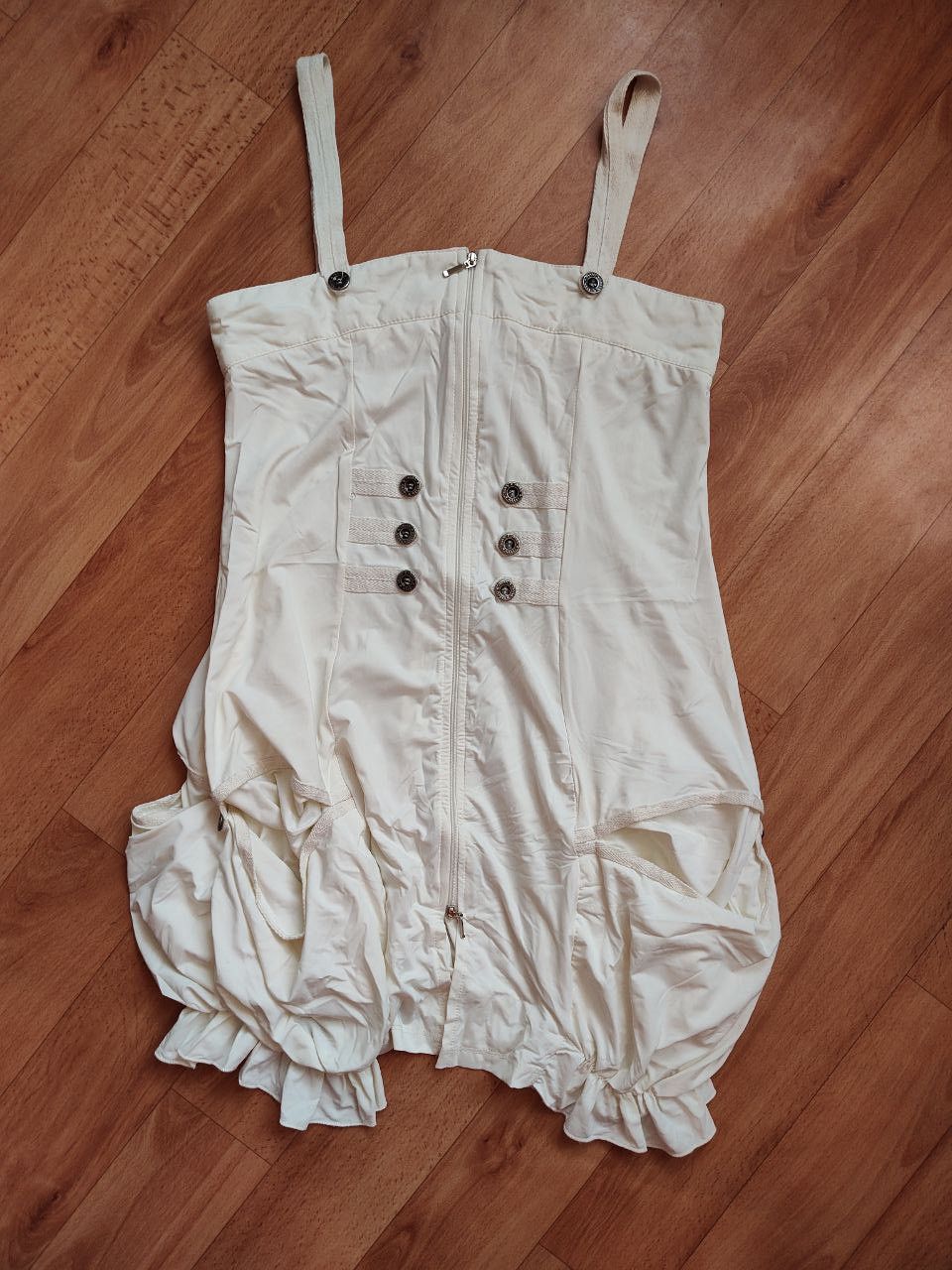 Other White Avant Garde Sundress Sz M NEW Size M / US 6-8 / IT 42-44 - 2 Thumbnail