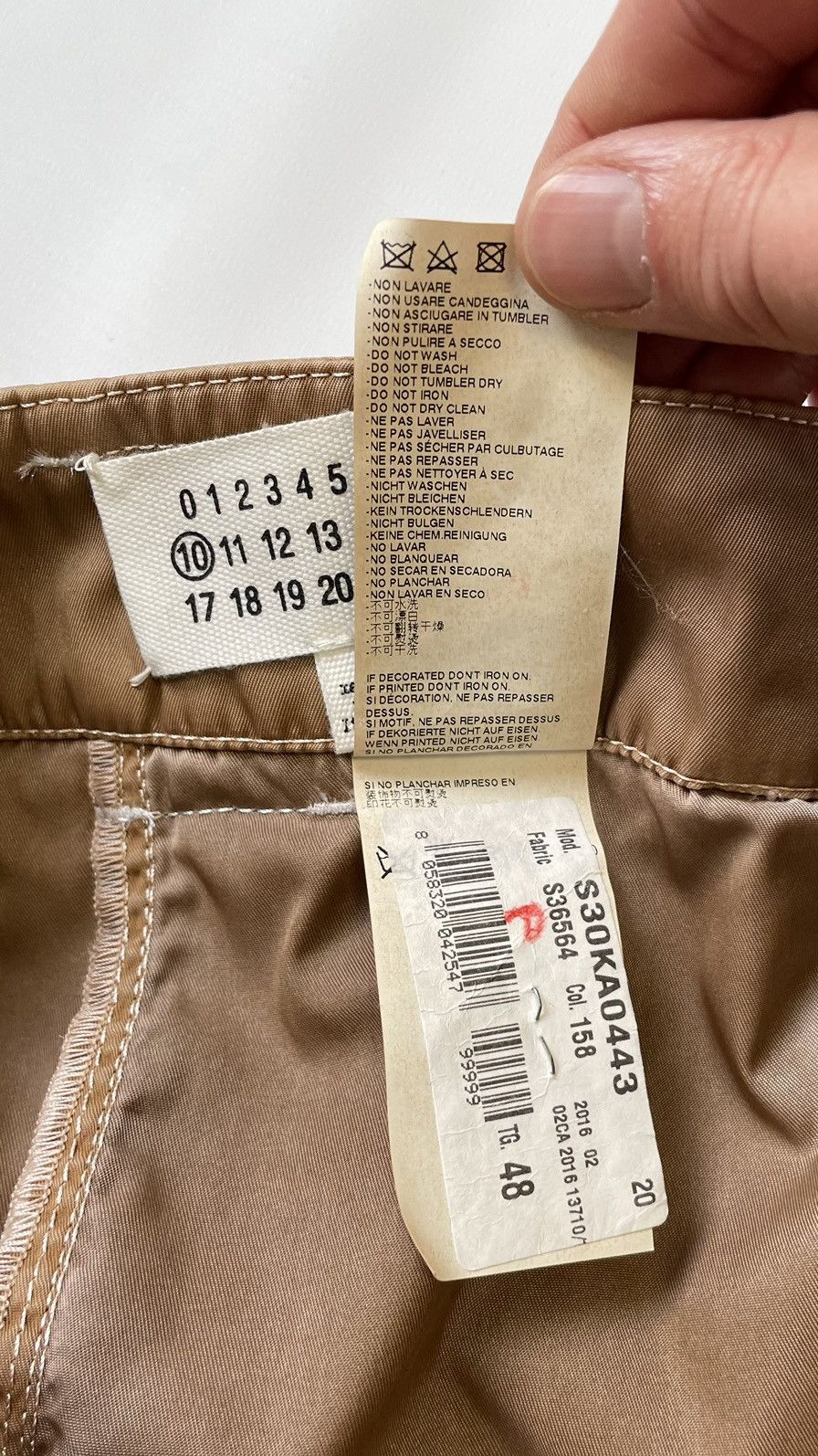 Maison Margiela Sample Over Dyed Nylon Cargo Trousers Size US 32 / EU 48 - 8 Thumbnail