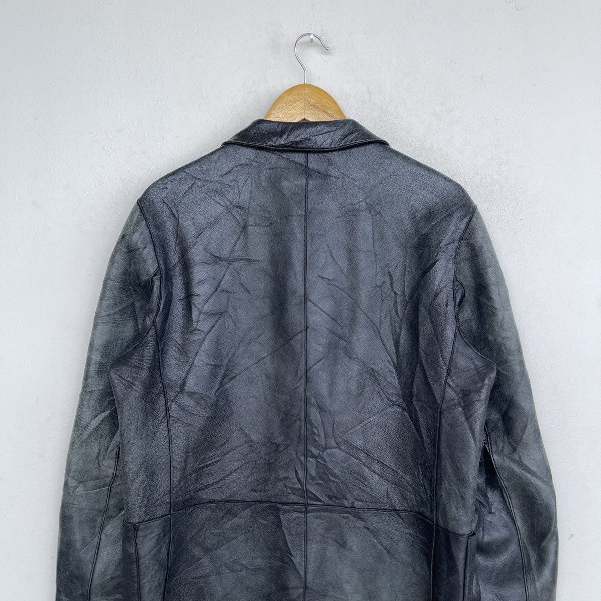 Hugo Boss Hugo Boss Calfskin Leather Blazer Chore - Natural Patina Size US M / EU 48-50 / 2 - 5 Thumbnail