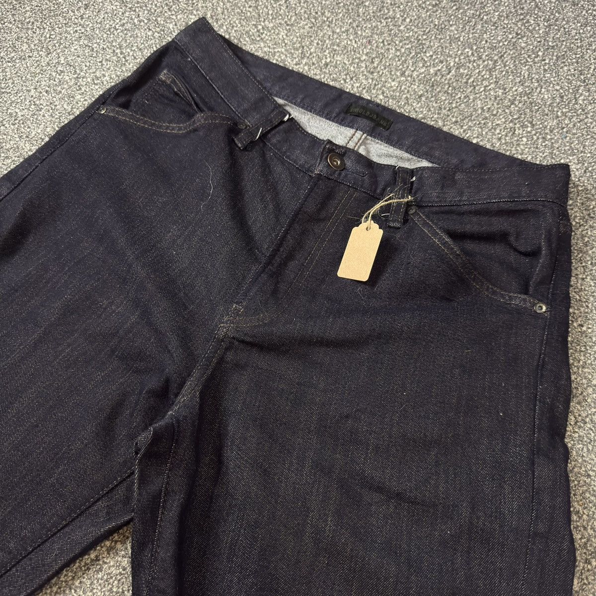 Jun Takahashi Japanese Denim Jersey Uniqlo High Rise Tappered Fit Archive Size US 30 / EU 46 - 3 Thumbnail
