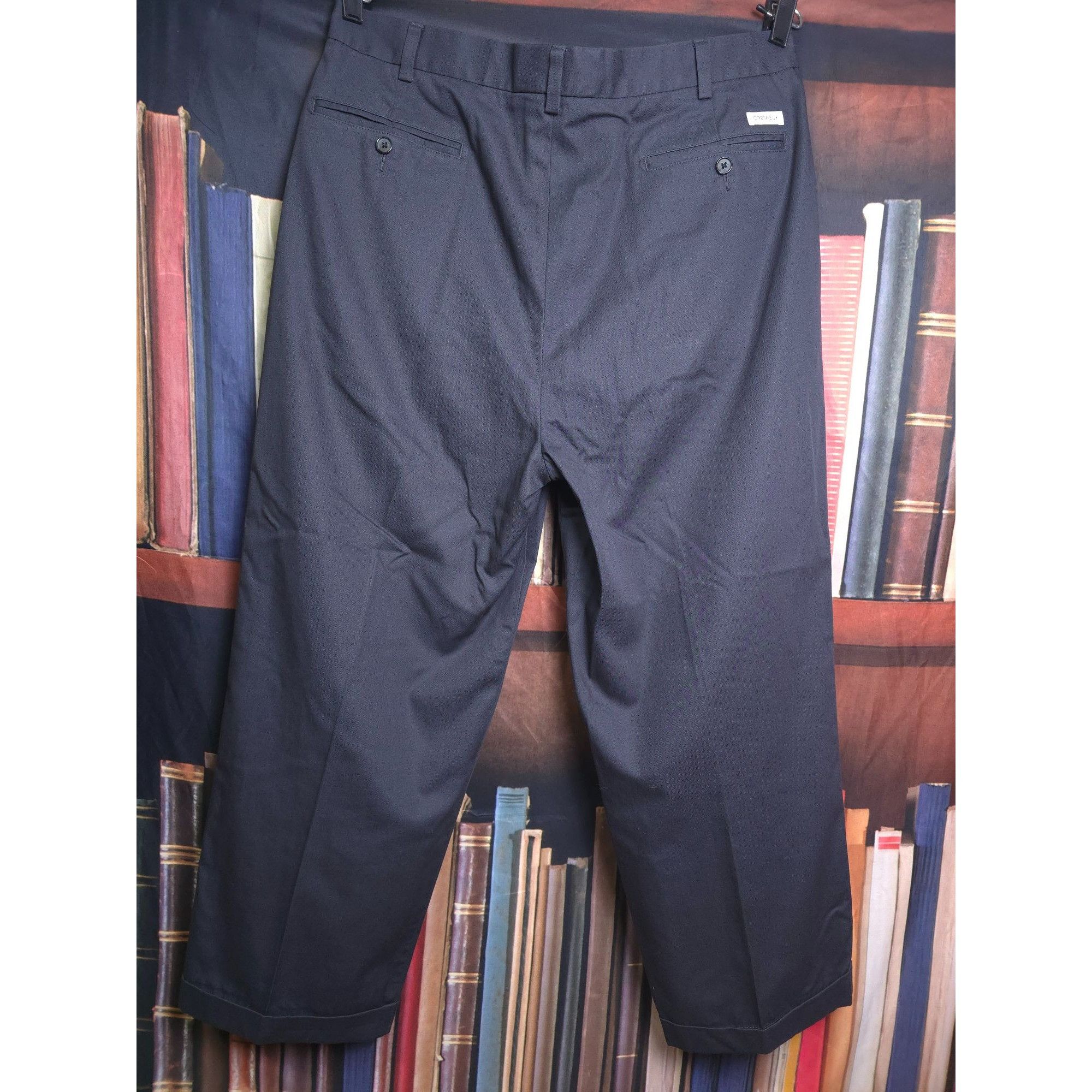 Daniel Cremieux Daniel Cremieux Mens definitive Pant Salon 100% Cotton Pants Size 36R - 8 Thumbnail