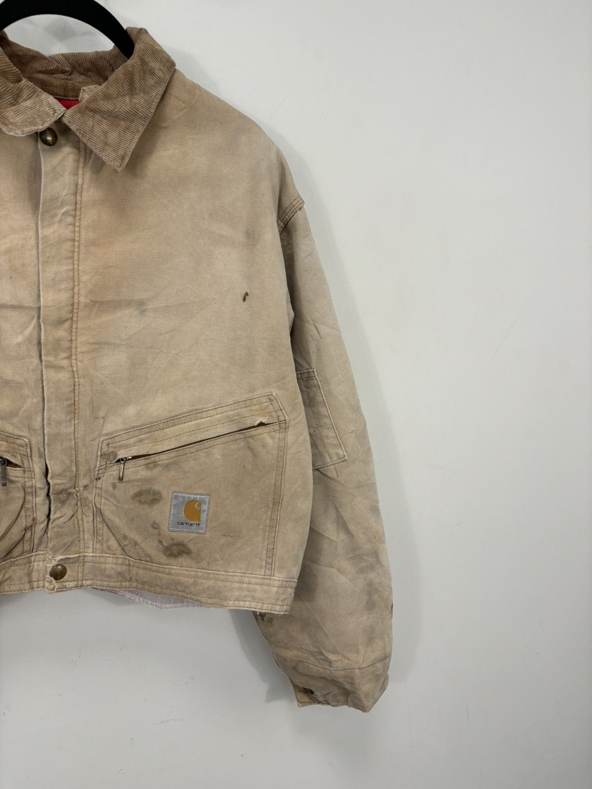 Carhartt Vintage Carhartt Y2K Workwear Faded Hype Boxy Cropped Jacket Size US L / EU 52-54 / 3 - 4 Thumbnail