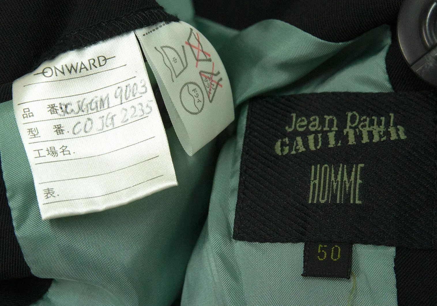 Jean Paul Gaultier Double Half Coat in Black Size 50 Size US M / EU 48-50 / 2 - 20 Thumbnail