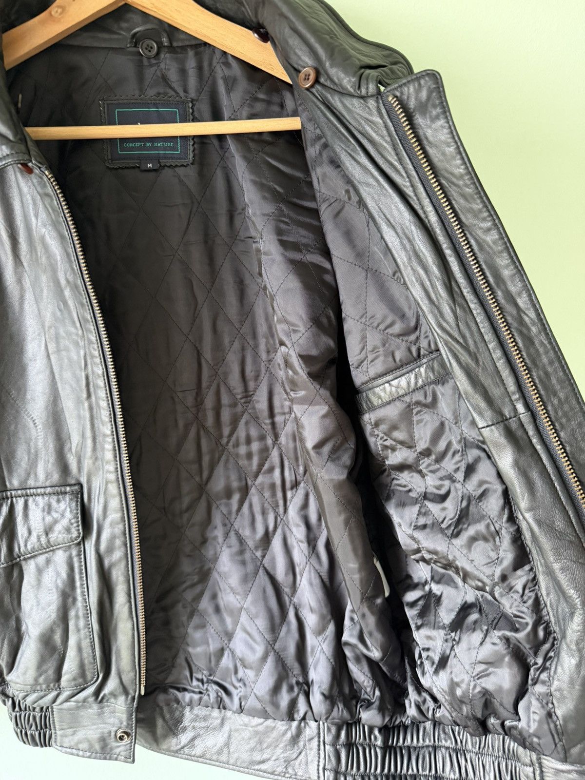 Japanese Brand Volcano Leather Jacket Size US M / EU 48-50 / 2 - 7 Thumbnail