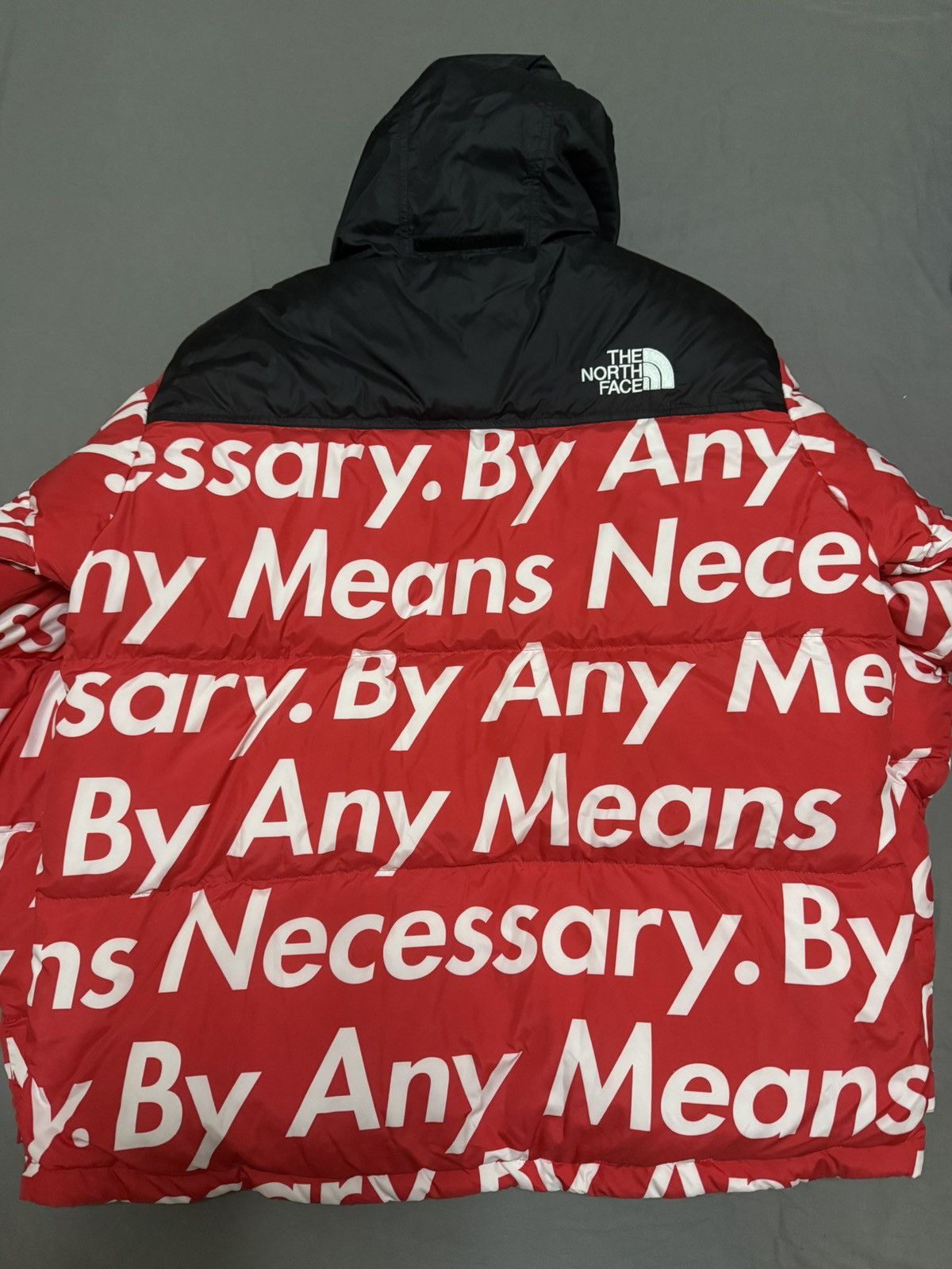 Supreme × The North Face Supreme tnf north face red bamn by any means nuptse jacket Size US XL / EU 56 / 4 - 2 Thumbnail