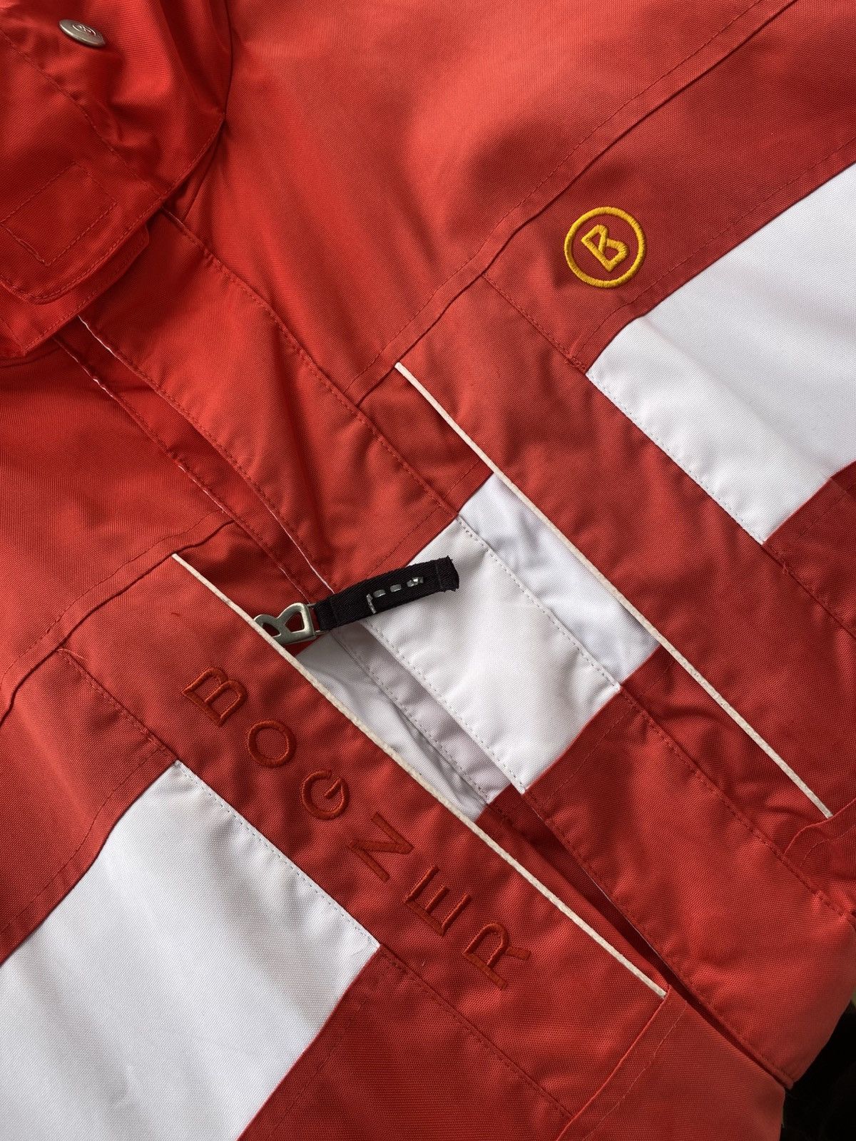 Vintage Bogner Multipocket Ski Jacket Racing Team