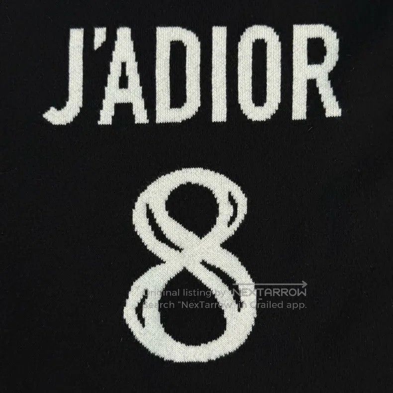 Dior Dior Black number 8 cashmere sweater Size XS / US 0-2 / IT 36-38 - 7 Thumbnail