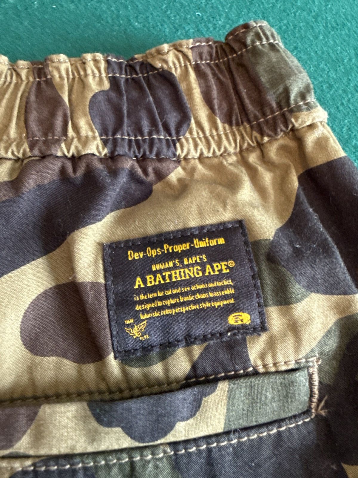 Bape Bape 1st camo drawstring shorts Size US 34 / EU 50 - 3 Thumbnail