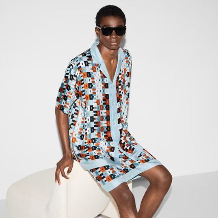 Gucci o1mt1gz0226 Printed Cotton Shirt in Multicolor Size US S / EU 44-46 / 1 - 6 Thumbnail