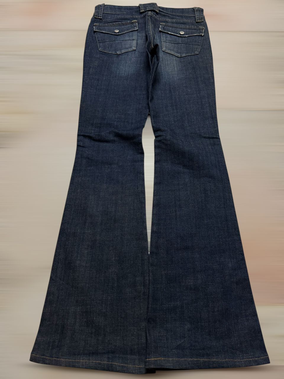 Japanese Brand VINTAGE 2000s 00-LA-LA BUSHPANTS BELL BOTTOM Size US 26 / EU 42 - 1 Thumbnail