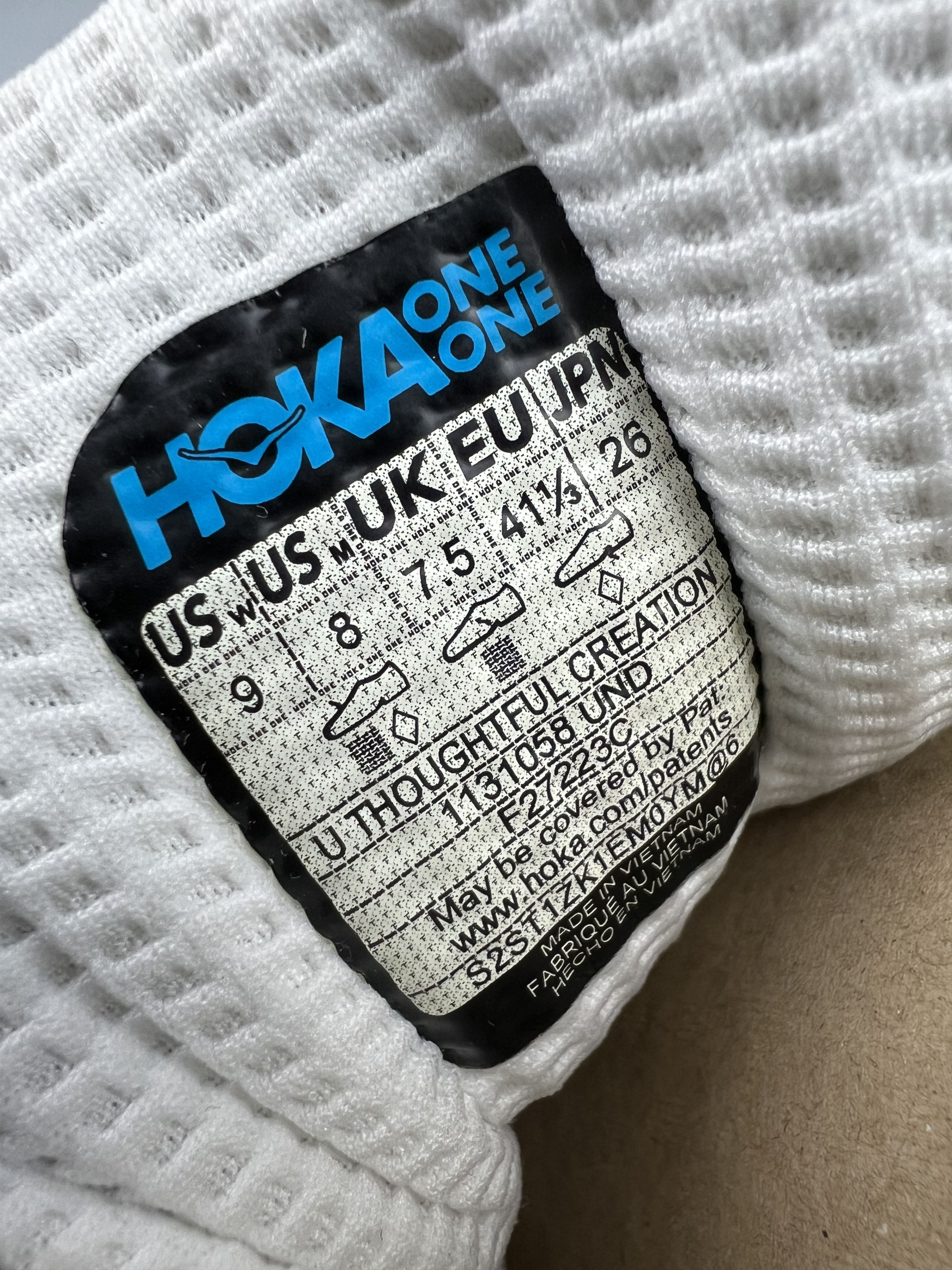 Hoka Hoka One One U Thoughtful Creation White Sneakers Size US 9 / IT 39 - 8 Thumbnail