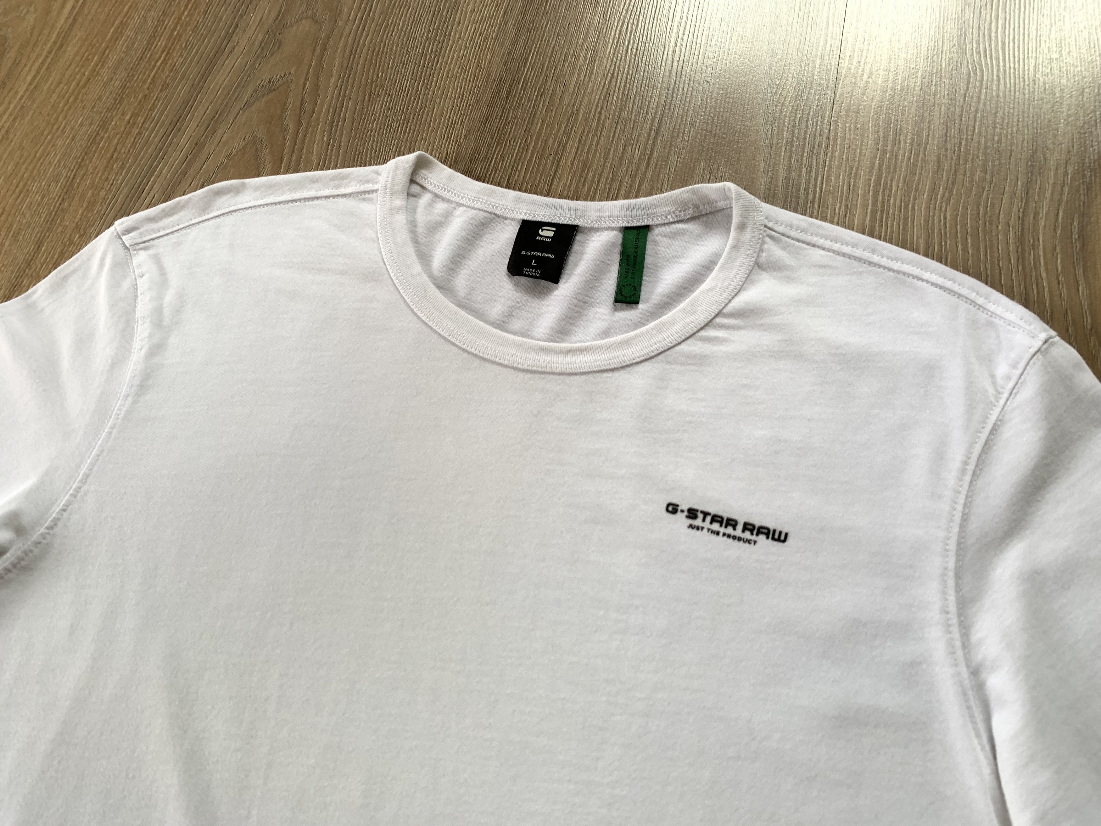 G-Star G Star Raw Basic White Long Sleeve T Shirt Size US L / EU 52-54 / 3 - 4 Thumbnail