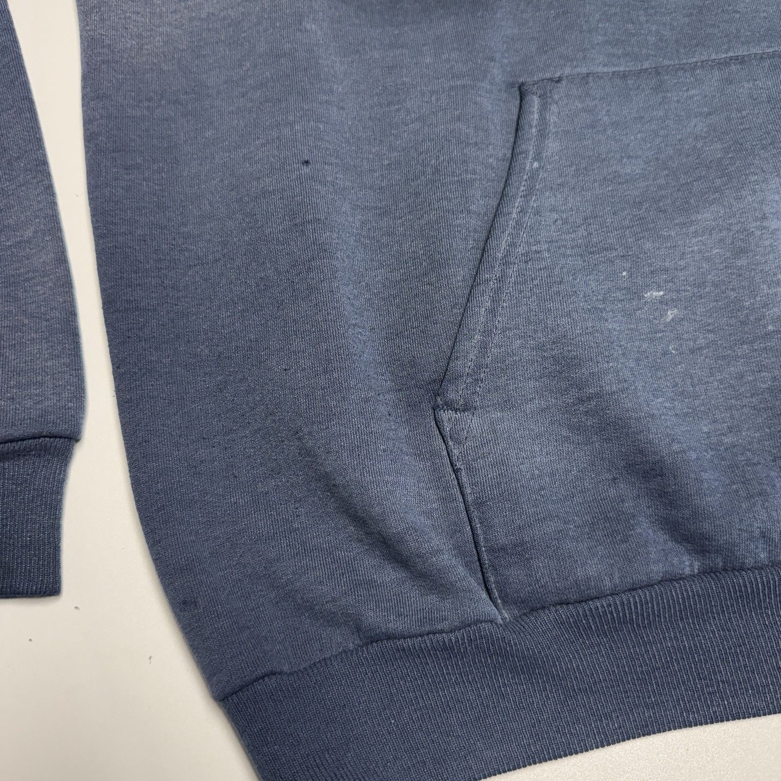 Vintage Vintage USA Hoodie Sweatshirt Mens XL 25.5x26 Faded Blue Y2K Size US XL / EU 56 / 4 - 9 Thumbnail