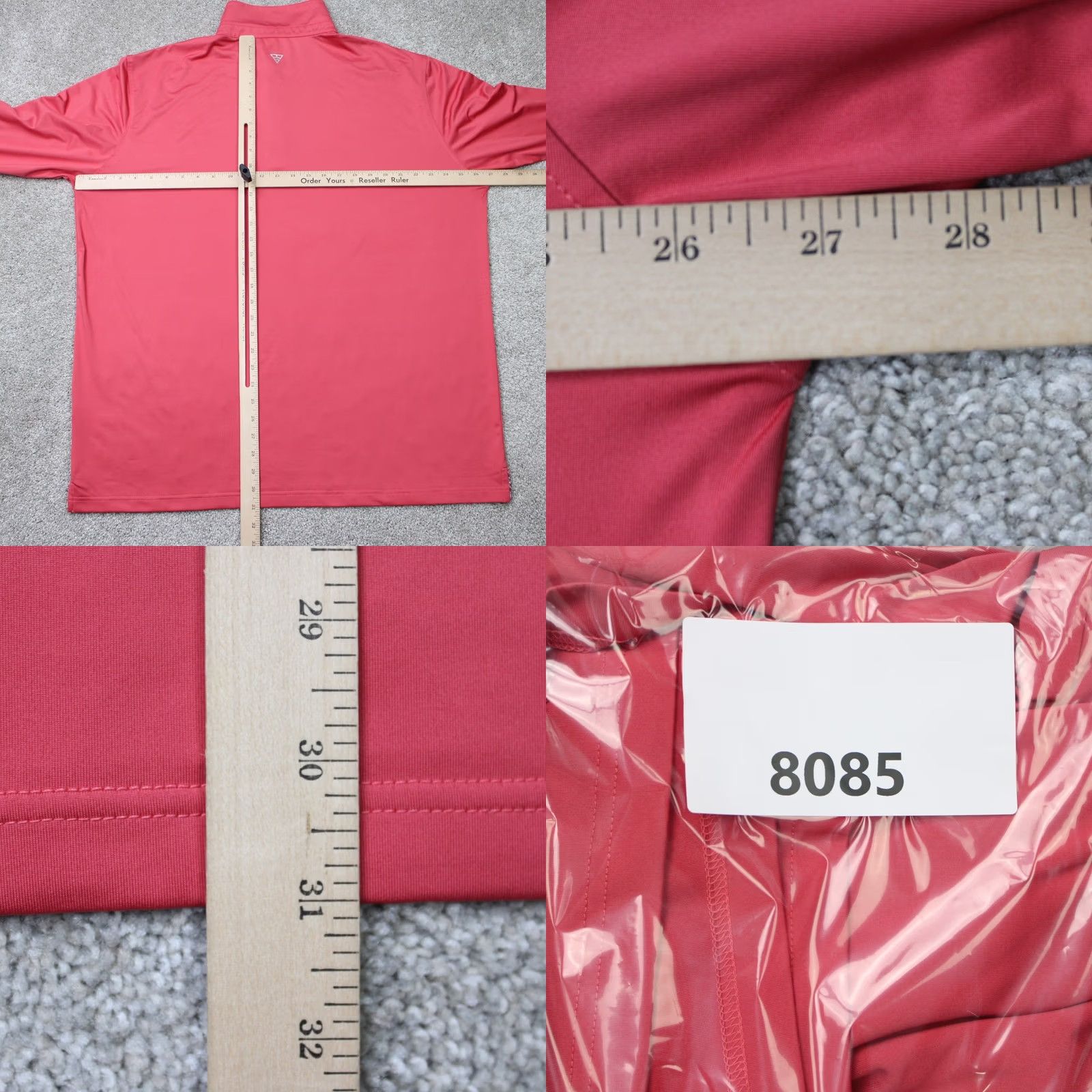 Vintage Maelreg Shirt Mens 2XL Pink Performance Polo Golf Stretch Long Sleeve Size US XXL / EU 58 / 5 - 8 Thumbnail