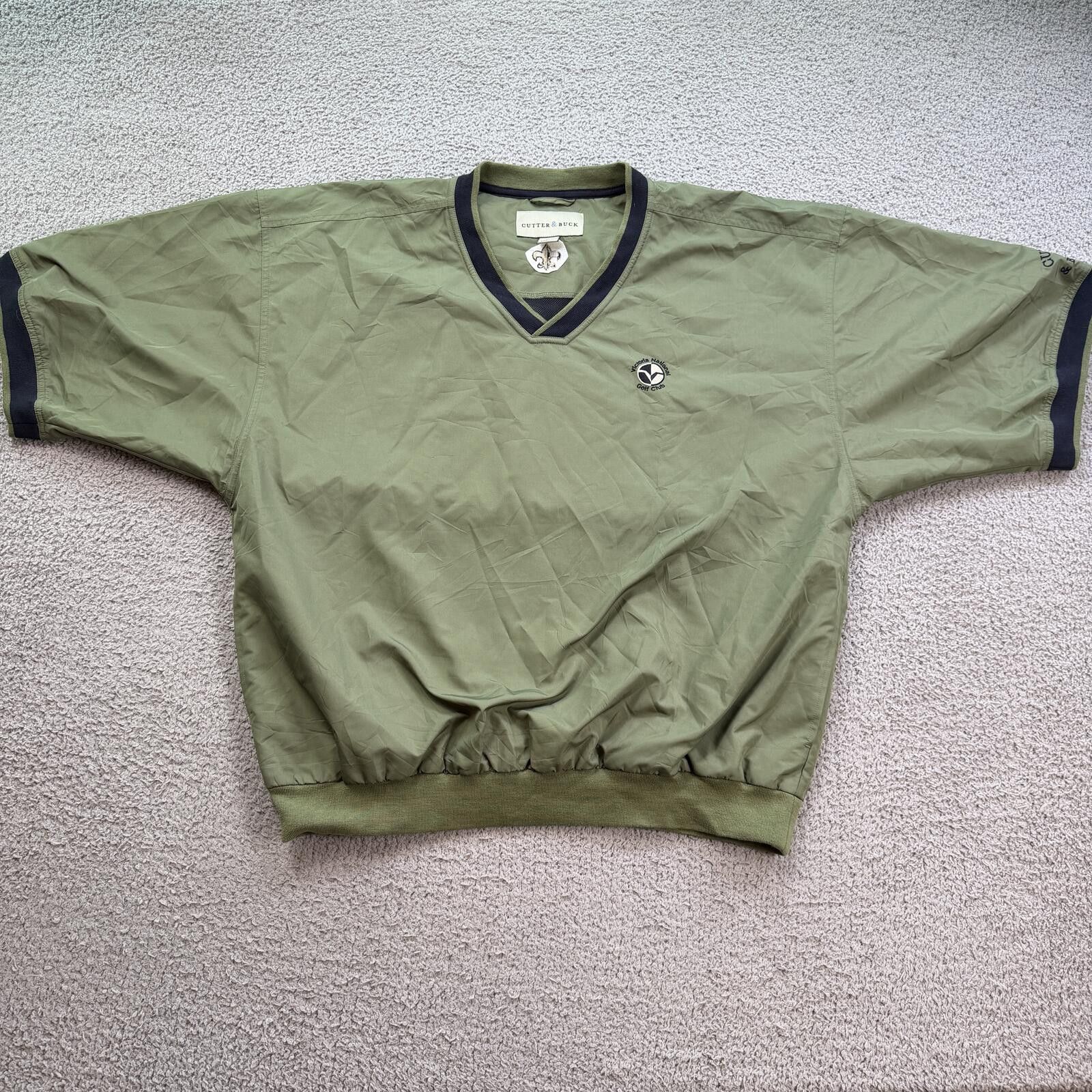 Cutter & Buck Vintage Cutter & Buck Golf Windbreaker XL V Neck Jacket Size US XL / EU 56 / 4 - 1 Thumbnail