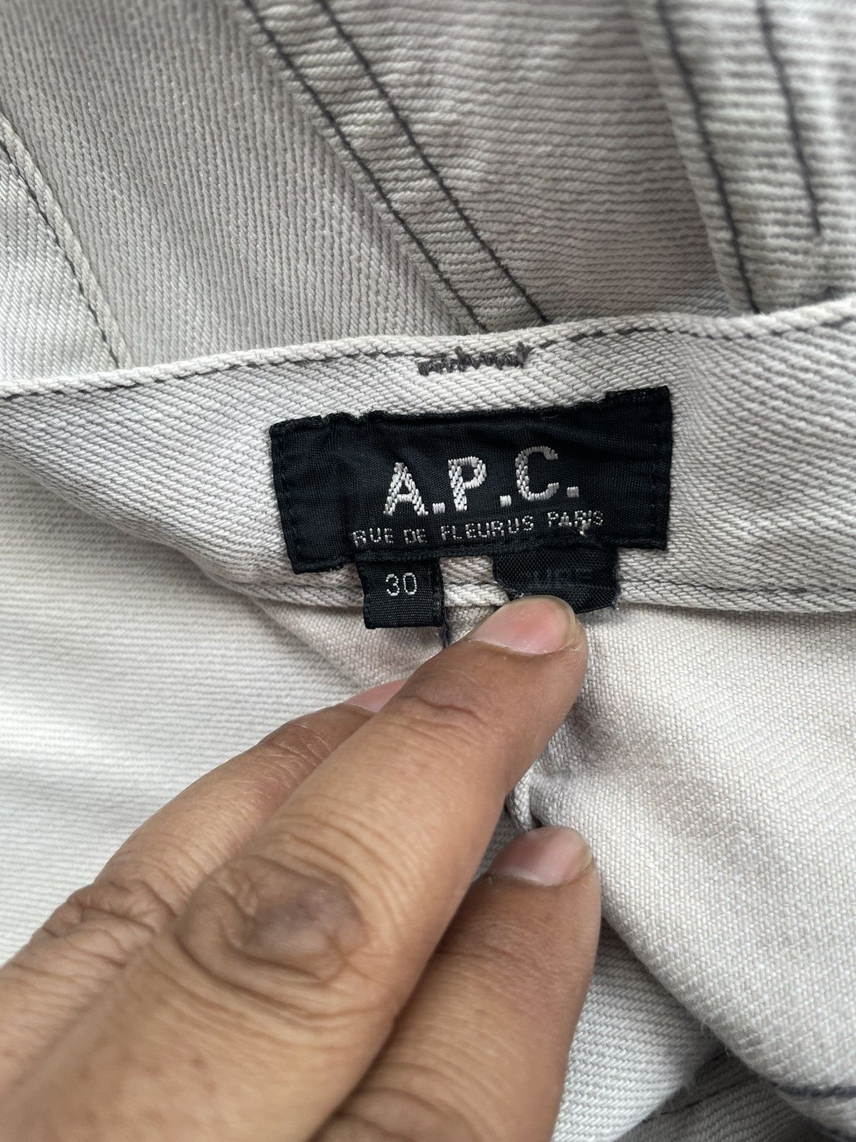 A.P.C. A.P.C Slim Fit Denim Size US 31 - 12 Thumbnail