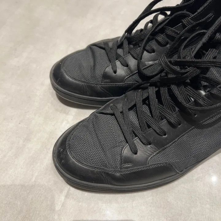 Louis Vuitton Louis Vuitton Casual Stylish Sneakers in Black -2508 Size US 8 / EU 41 - 8 Thumbnail