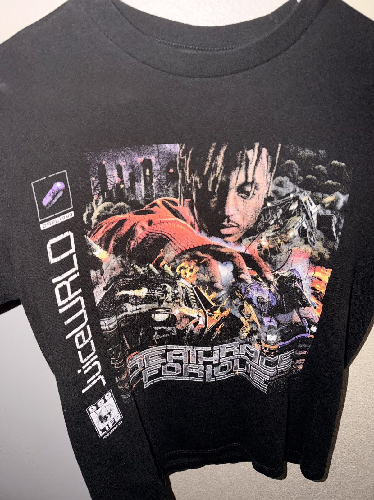 Juice WRLD Death Race for Love Rap Hip Hop Black T-Shirt