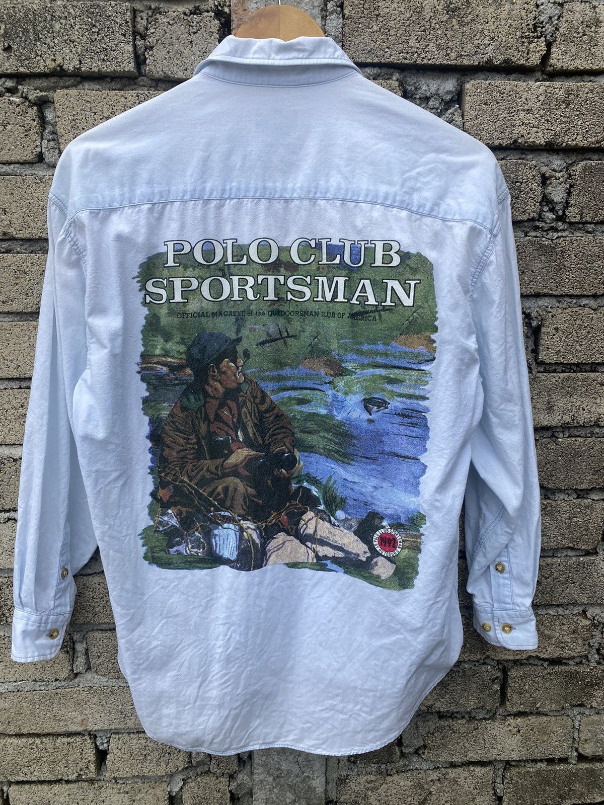 Polo Ralph Lauren Vintage Polo Club Sportsman Shirt Button Size US L / EU 52-54 / 3 - 2 Thumbnail