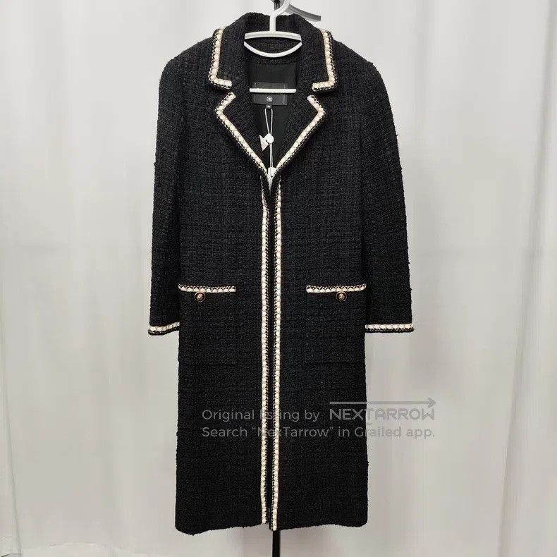 Chanel Chanel Long tweed coat Size XXS / US 00 / IT 34 - 1 Thumbnail