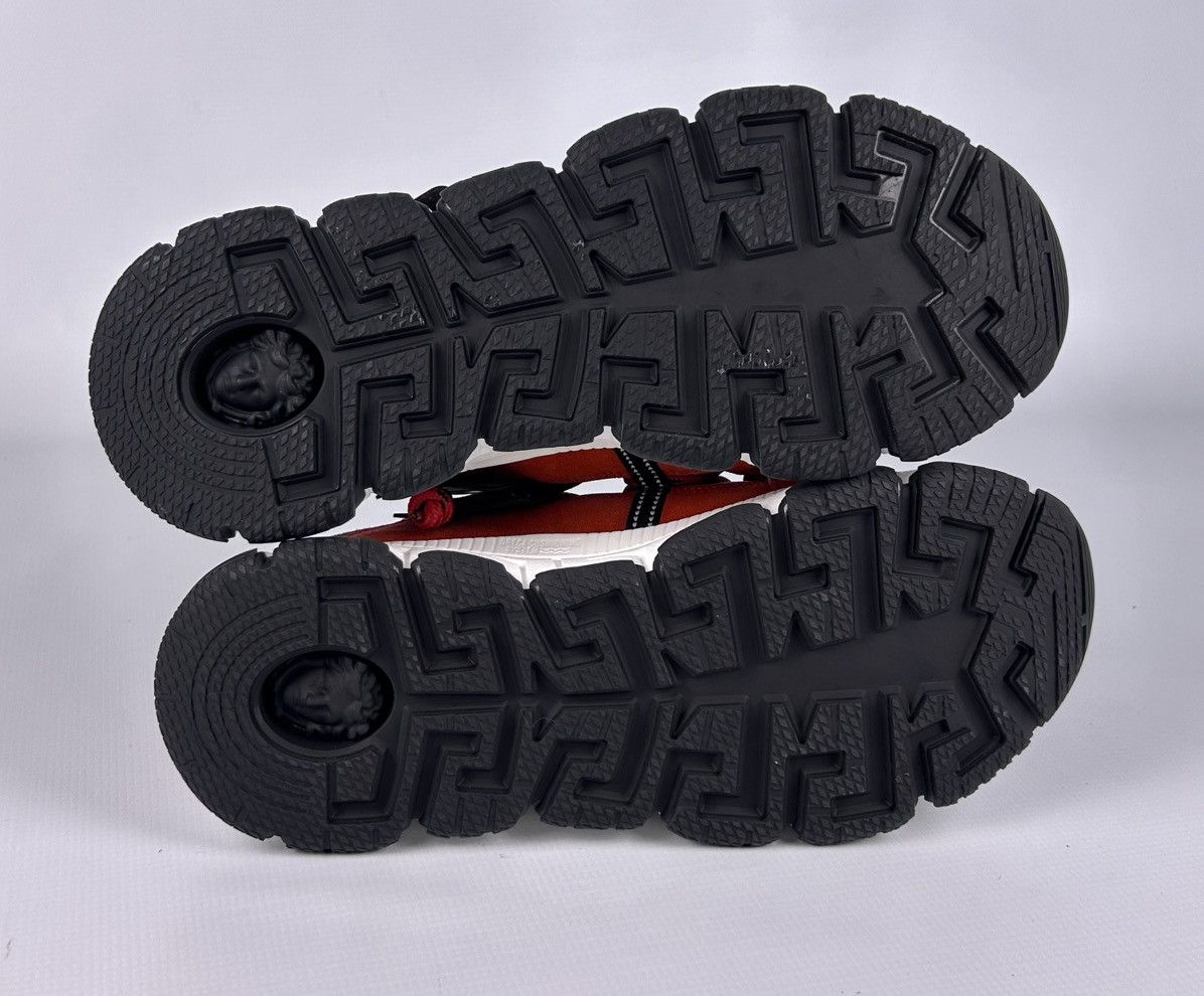 Versace Versace Trigreca Sneakers EU44/US11 Gray Red Suede Italy Size US 11 / EU 44 - 8 Thumbnail