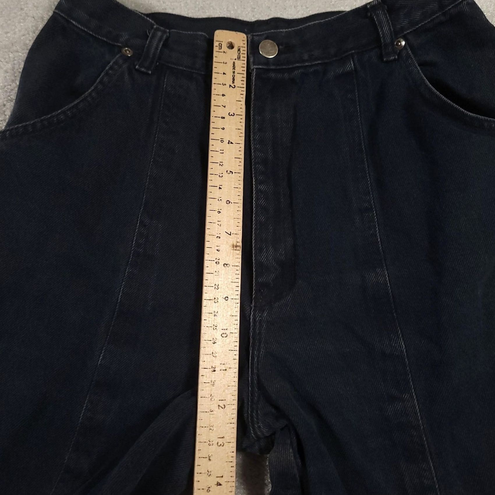 Cotton Traders VINTAGE Congo Traders Jeans Womens 16 High Waist Tapered Mom Made USA 90s Denim Jeans Womens 16 Blue Size 38" / US 16 / IT 52 - 6 Thumbnail