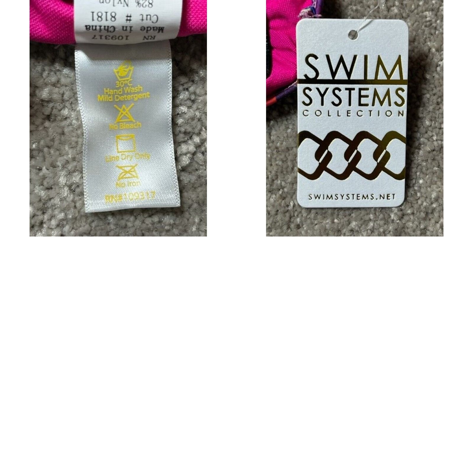Swims Swim Systems Bikini Swim Bottom XL Pink Aztec Chevron Boho 70s Mid-rise Women Mens? Size 40" / US 18 - 8 Thumbnail