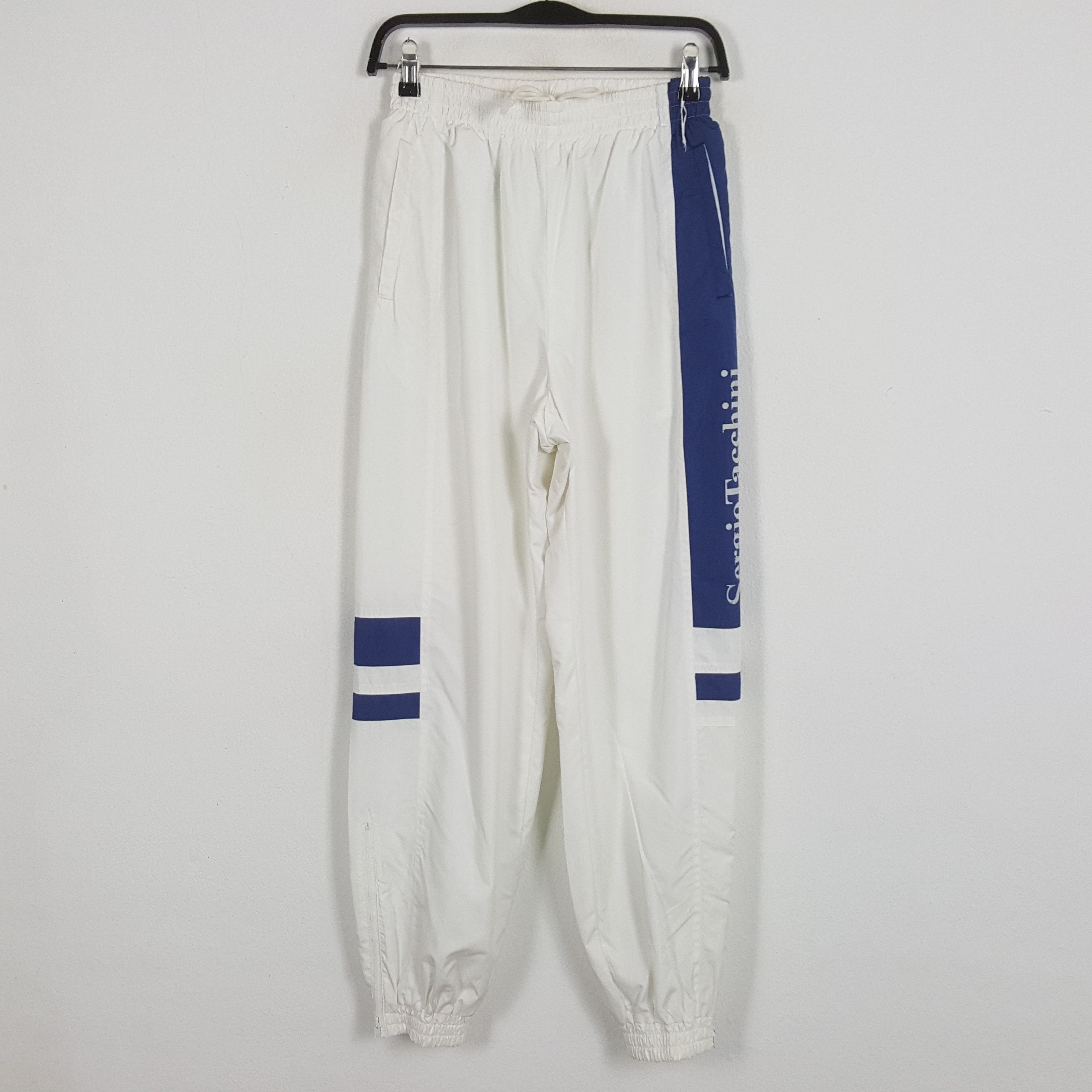 Sergio Tacchini × Vintage SERGIO TACCHINI Spellout Design Sports Style Pants Size US 35 - 1 Thumbnail