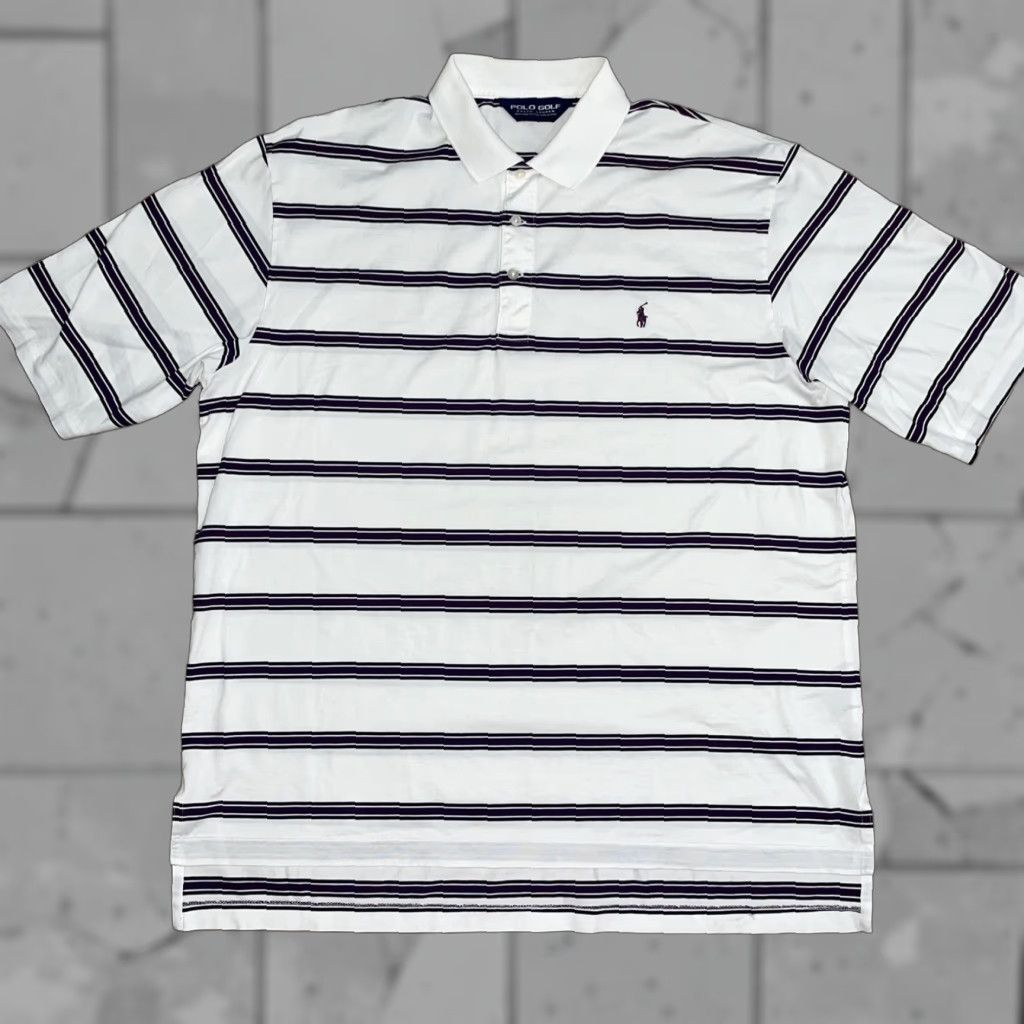 Ralph Lauren Polo Golf Ralph Lauren Peru pima cotton golf polo Mens Large White Size US L / EU 52-54 / 3 - 1 Thumbnail