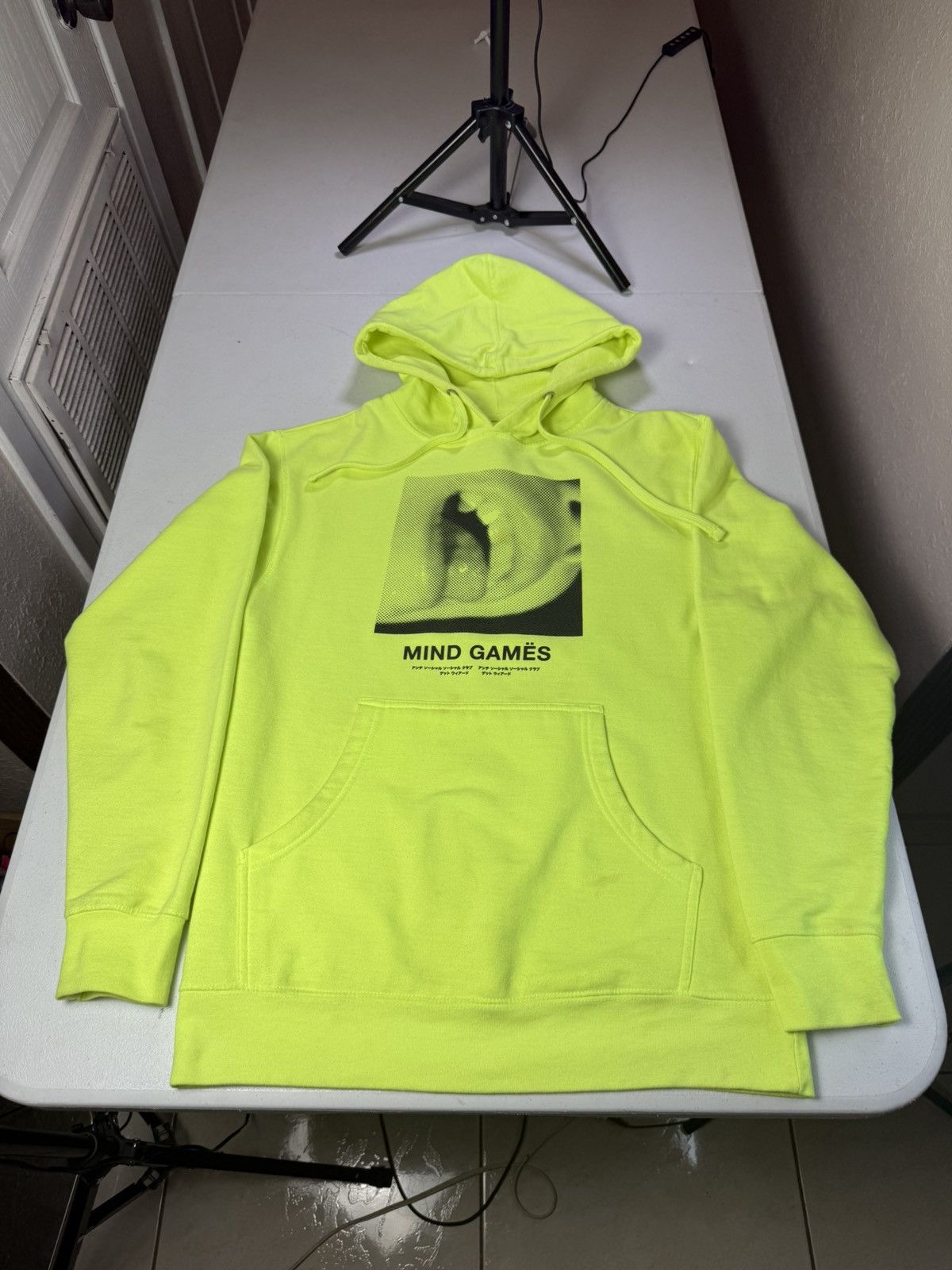 Anti Social Social Club Anti Social Social Club Open Minded Hoodie 'Neon Green' Sz S Size US S / EU 44-46 / 1 - 1 Thumbnail