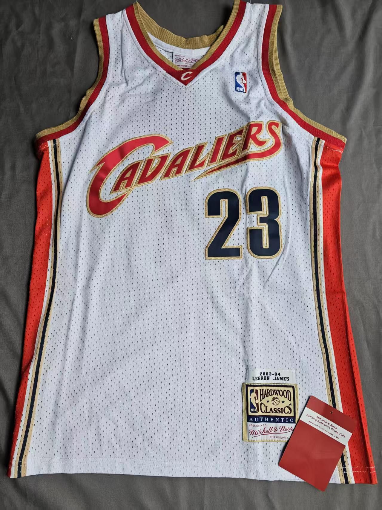NBA #23 LeBron James Jersey Cavaliers 2003 04 Size US L / EU 52-54 / 3 - 1 Thumbnail