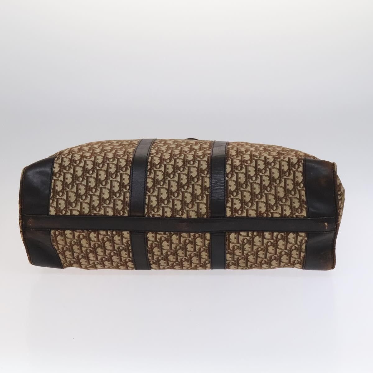 Dior DIOR Trotter Canvas Boston Bag Brown Size ONE SIZE - 9 Thumbnail