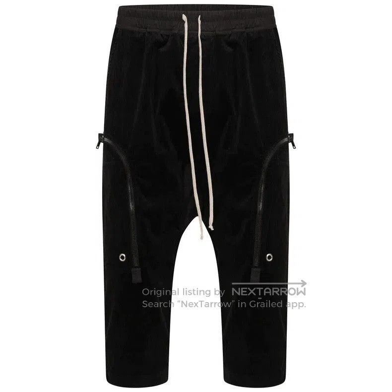 Rick Owens Drkshdw RICK OWENS DRKSHDW Corduroy Drawstring Pants. Size US 34 / EU 50 - 8 Thumbnail