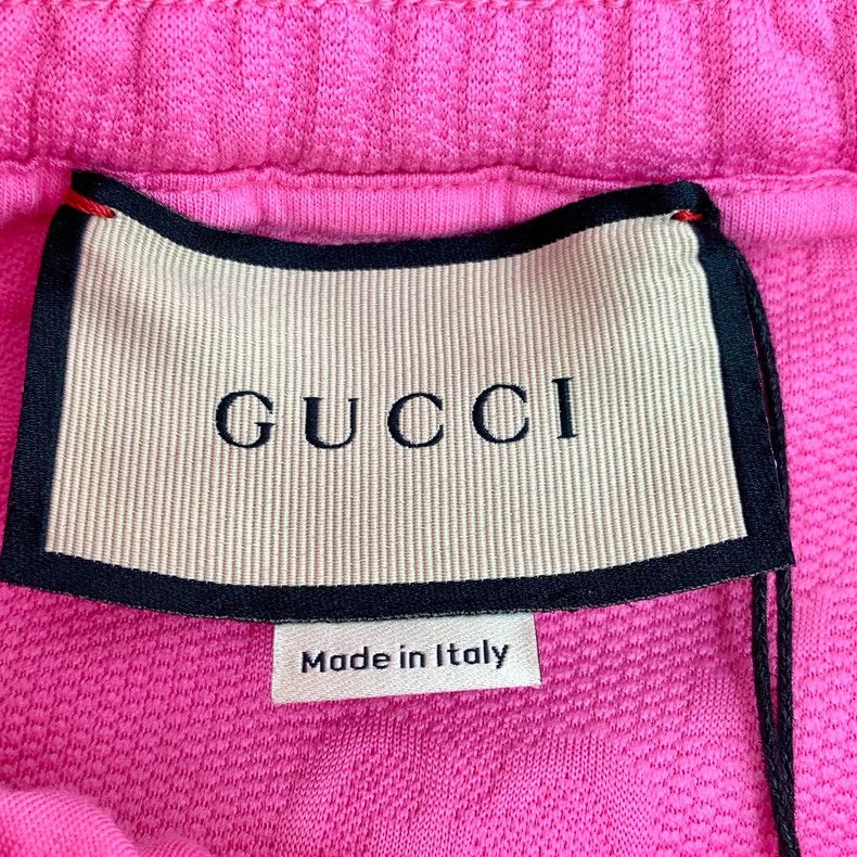 Gucci Gucci SizeXS Pink logo embossed drawstring casual shorts Size 25" / US 0 / IT 36 - 5 Thumbnail
