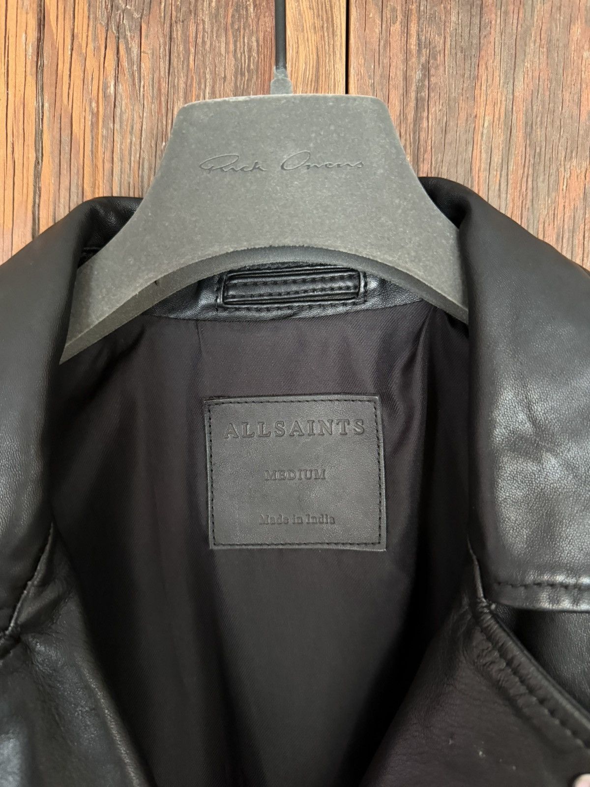 Allsaints Allsaints Rigg Biker leather jacket Size US M / EU 48-50 / 2 - 3 Thumbnail