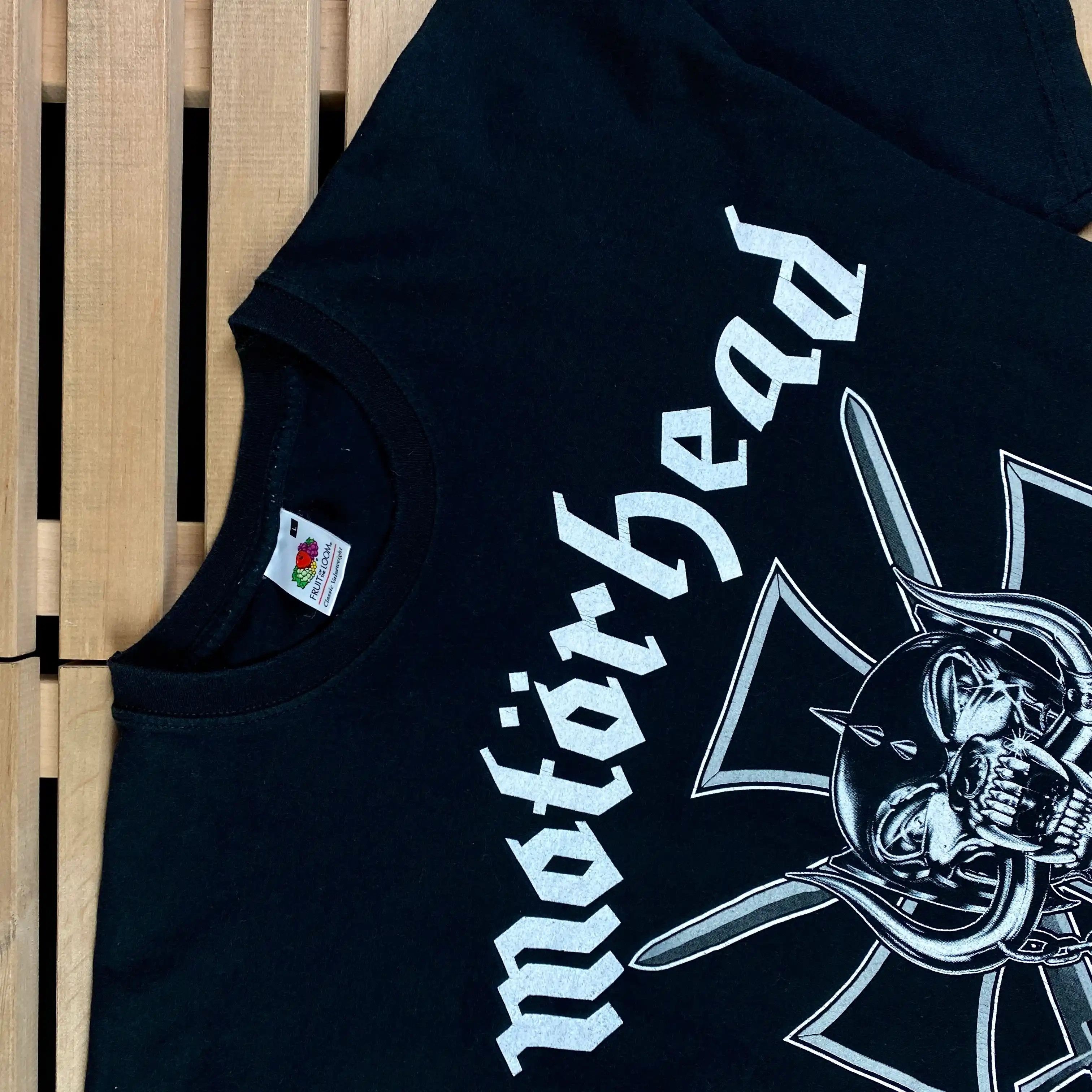 Band Tees × Vintage Mens T-Shirt Motörhead Vintage Size L Size US L / EU 52-54 / 3 - 2 Thumbnail