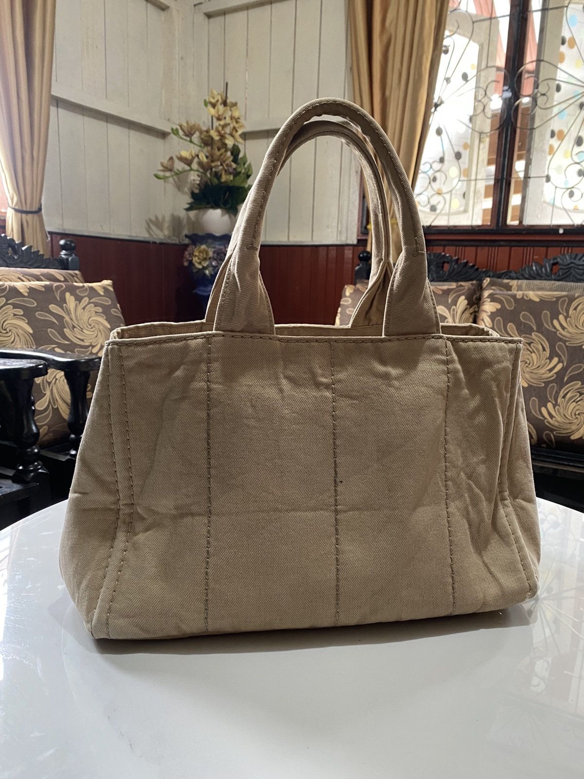 Prada Prada Canapa Tote Bags Size ONE SIZE - 5 Thumbnail